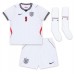Dětské fotbalový komplet Anglie Harry Kane #9 Domácí košile MS 2026 Krátkým Rukávem